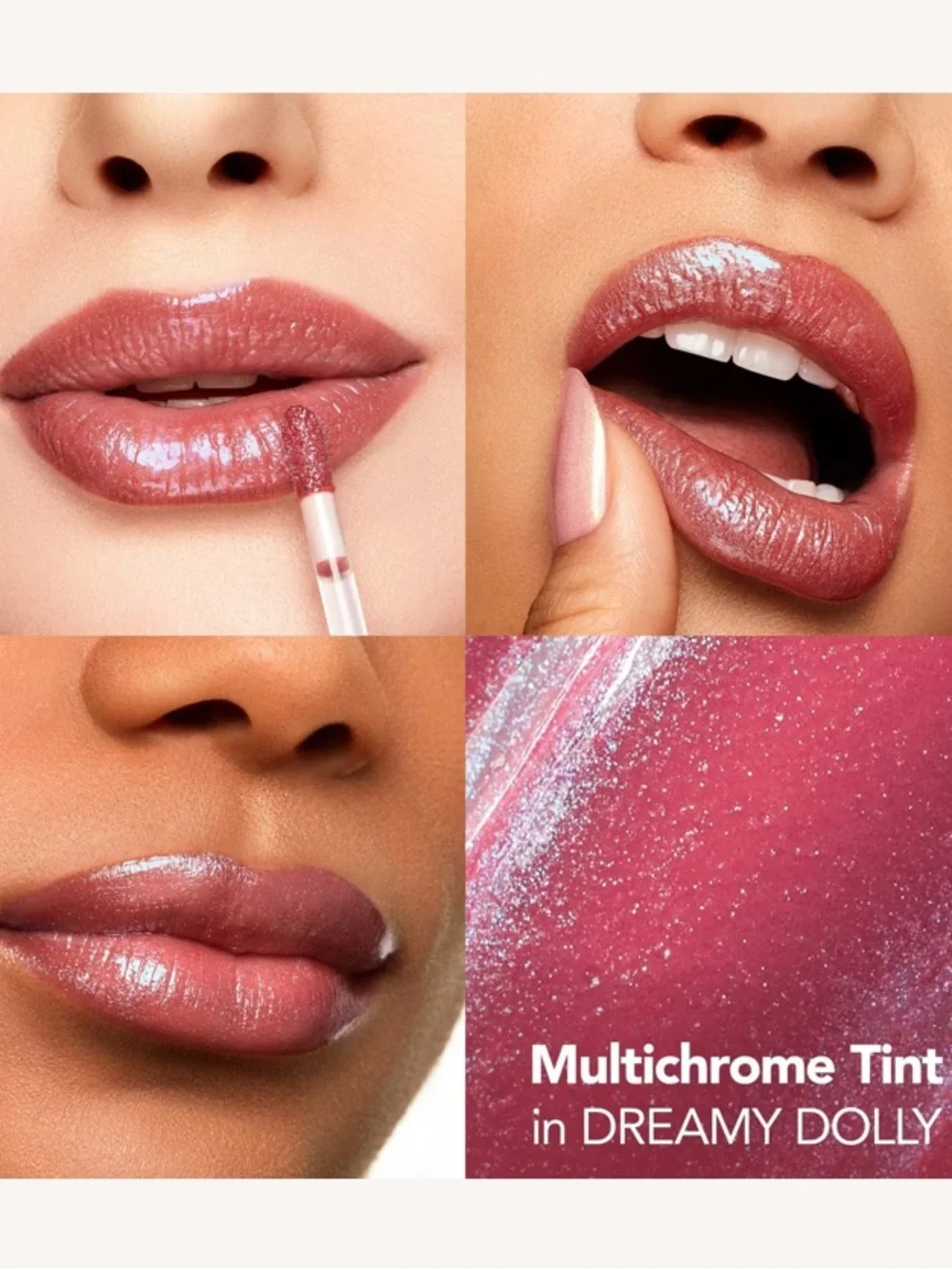 Buxom Plump Shot Peptide Lip Serum Multichrome Tint Dreamy Dolly